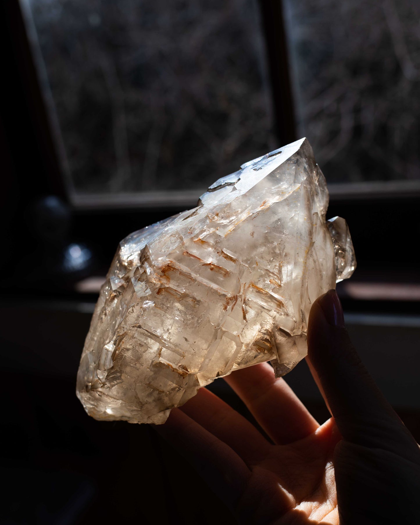 XL Elestial Smoky Quartz