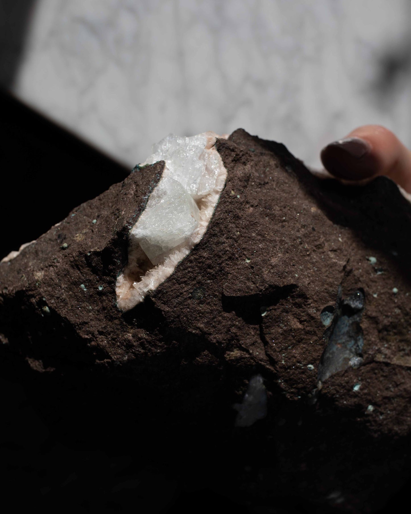 Large Apophyllite + Stilbite Cluster