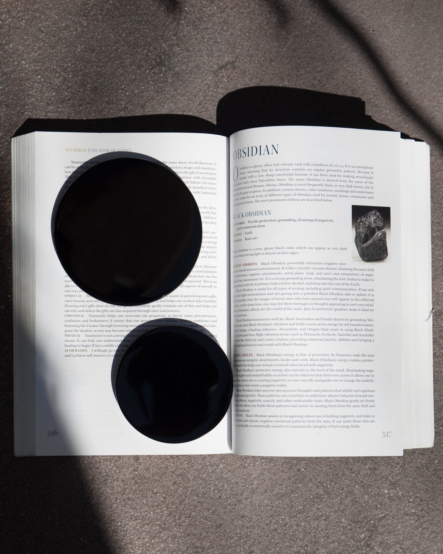 Black Obsidian Scrying Mirror