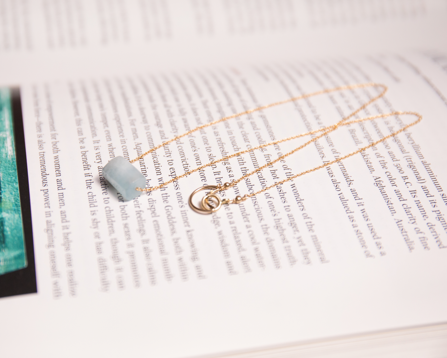Aquamarine Necklace - preorder
