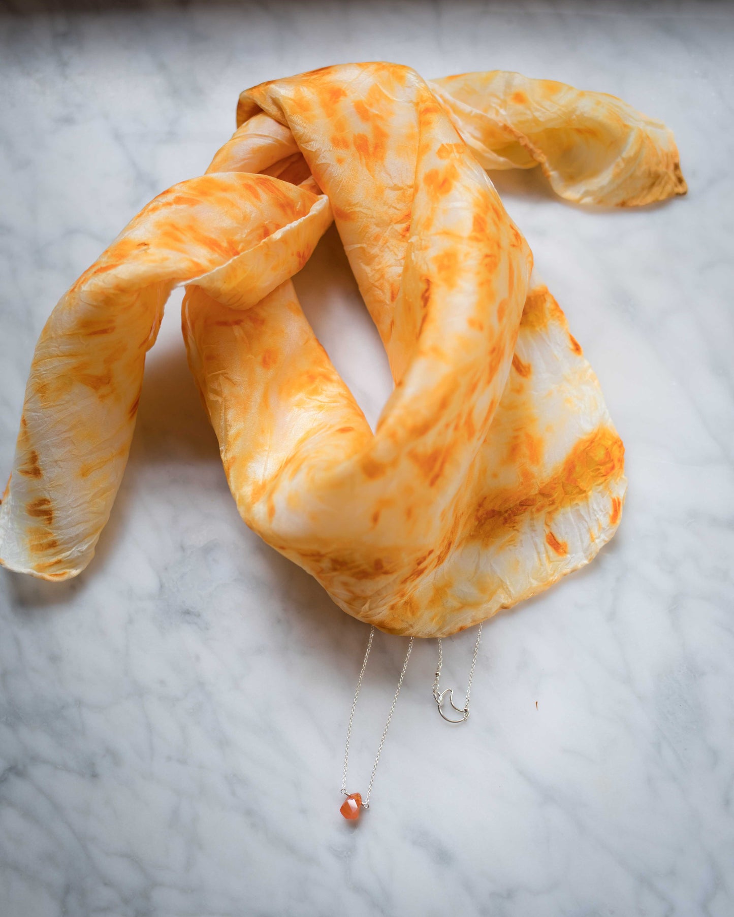 Marigold Silk Scarf - preorder