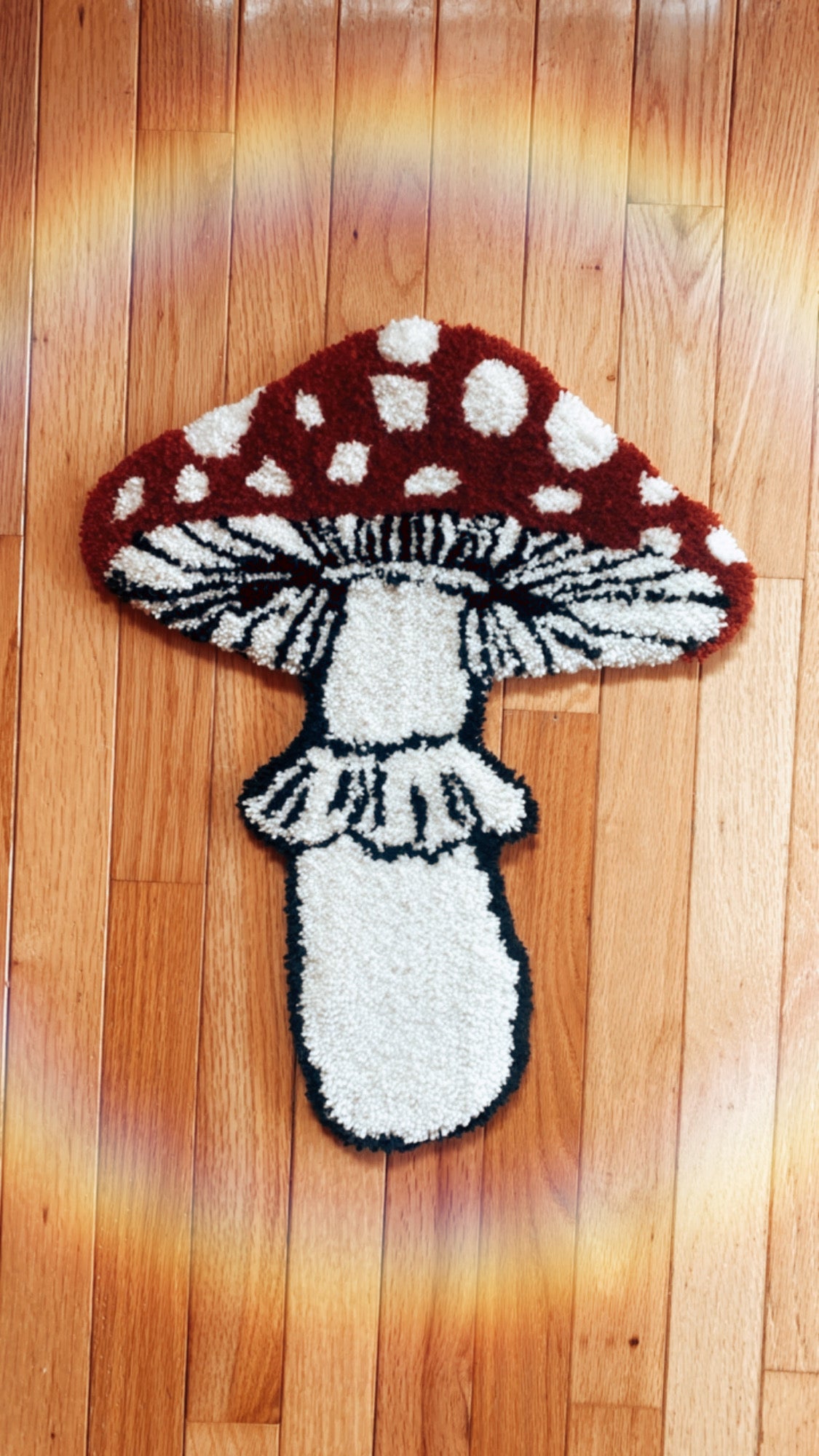 Amanita Mushroom Rug Preorder