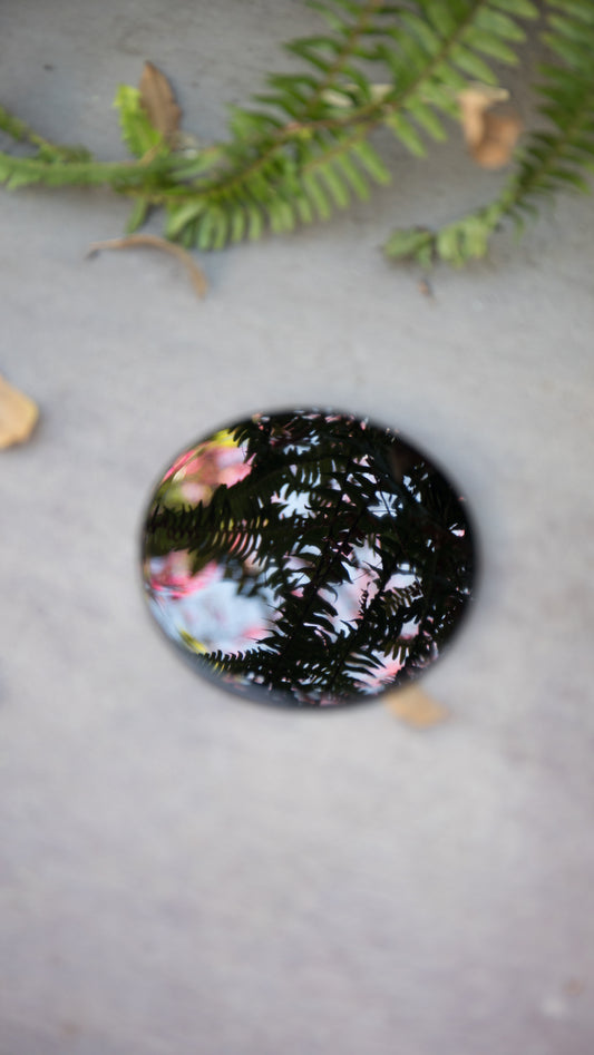 Black Obsidian Scrying Mirror