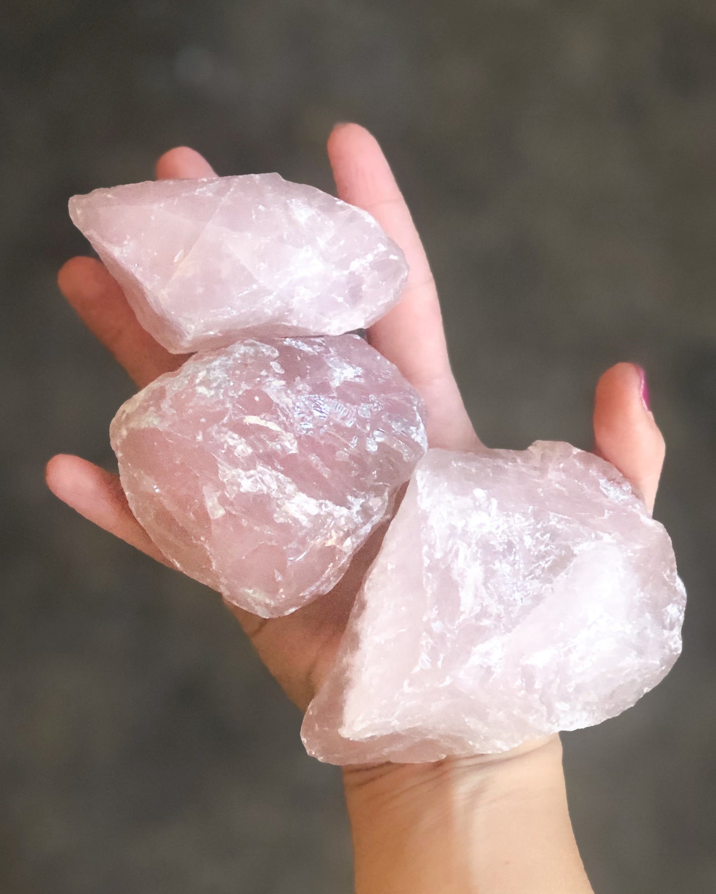 Raw Rose Quartz